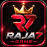 Raja7 Game logo with red 3D crown design